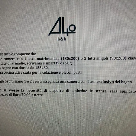 Al 40 Nocleg ze śniadaniem